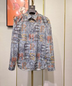 新品激安 エルメス ワイシャツ トップス 男着 2506AAJ190-HE080