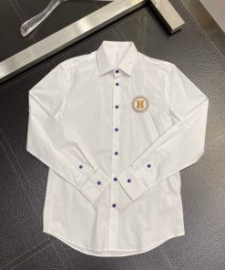 新品激安 エルメス ワイシャツ トップス 男着 2506AAJ220-HE094