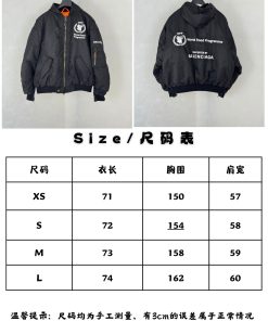 【装いを格上げ】BALENCIAGA◆バレンシアガ★WFPコラボ MA-1 ボンバージャケット 2609-AJ420