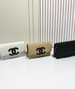 【即完売！】CHANEL★シャネル♥クールなカンボンライン チェーンウォレット 2609XGJ-CH6229