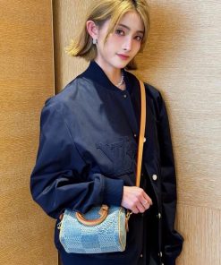 【シンプル♪】Louis Vuitton◆ルイヴィトン★男女兼着 スタジャン ジャケット 2610-JJ170