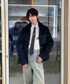 【襟のがお洒落♪】Louis Vuitton◆ルイヴィトン★おしゃれなメンズ デニムジャケット 2610-JJ170